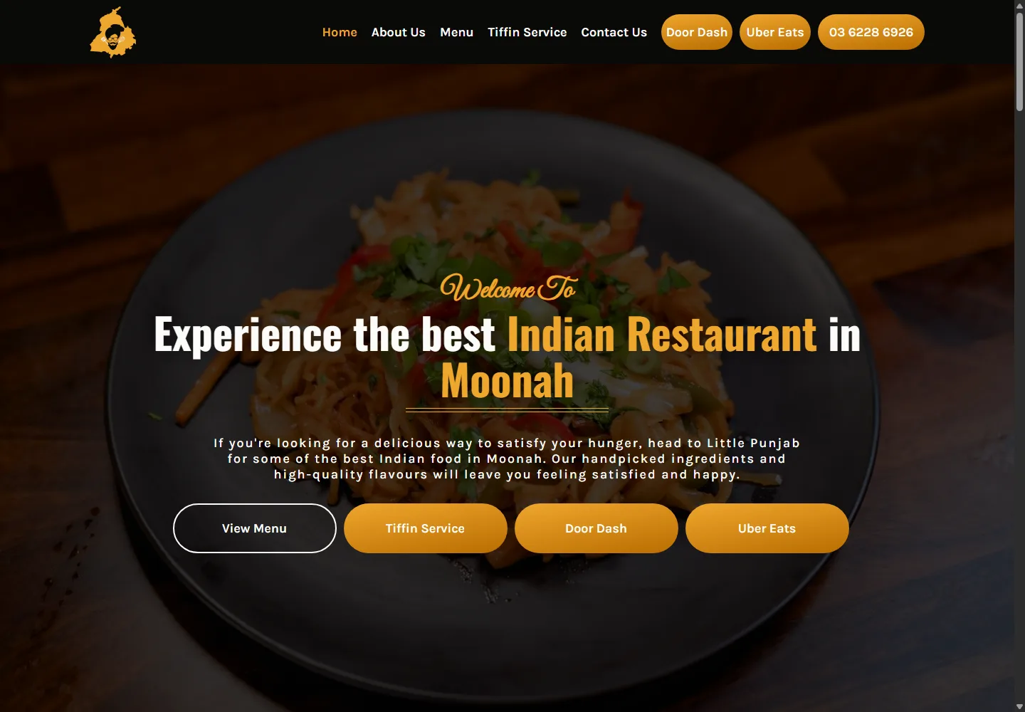 Little Punjab homepage at a desktop viewport